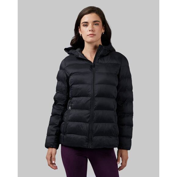 32 Degrees Lightweight Packable Hooded Jacket - BLACK (Size L) NWOT - Picture 1 of 9